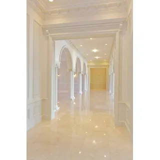 Luxus Marmor Boden Naturstein Boden Belag Wand Fliesen Crema Fliese 60x60cm 25m2 - Beige