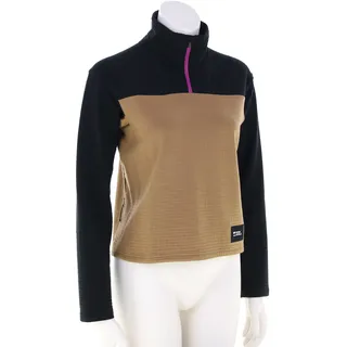 Mons Royale Offgrid Fleece Sweatshirt Schwarz/Beige S