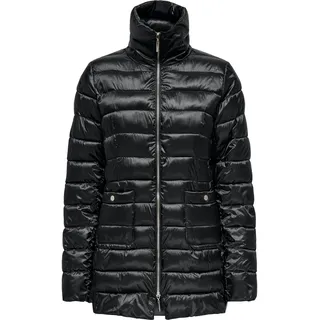 ONLY Steppmantel »ONLVEGA LIFE FITTED QUILT COAT CC OTW«, schwarz