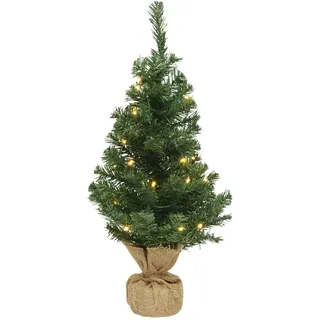 Everlands - Künstlicher Weihnachtsbaum - Jutesack - 45cm - Grün