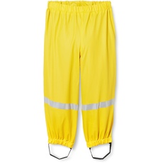 Bild Wind- und wasserdichte Regenhose Regenbekleidung Unisex Kinder,Gelb Bundhose,98