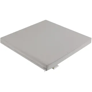 7even Loungekissen 50 x 50 cm Silber-Grau