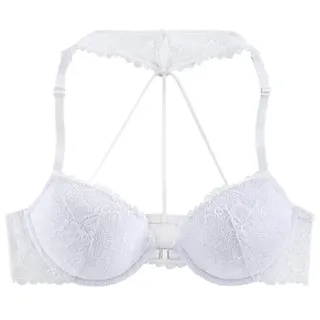 LASCANA Push-up-BH Damen weiß Gr.75A