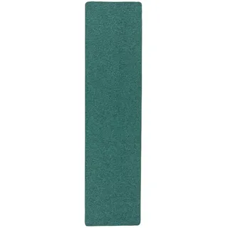 Snapstyle Feinschlingen Velour Teppichläufer 80 x 160 cm Petrol