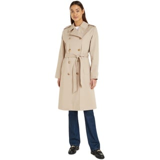 Tommy Hilfiger COTTON CLASSIC TRENCH Gewebte Mäntel Damen, Beige (Beige), 42