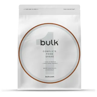 Bulk 1, Complete Food Shake, Hoher Proteingehalt, Weiße Schokoladenkokosnuss, 3 kg