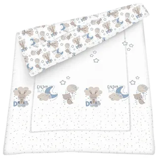 Avelia Krabbeldecke , Blau, Grau , Textil , Füllung: Vlies,Vlies , 100x145 cm , Made in Europe , weich und anschmiegsam, formstabil , Schlafen, Kuscheln & Schlafen, Krabbeldecken