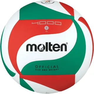 Molten Volleyball, Wettspielball, V5M4000-DE, Größe 5, - Weiß