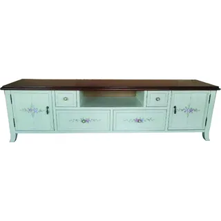 Kommode Sideboard Kommoden Wohnzimmerschrank Kommoden Schrank Fernseh Echtholz - Blau
