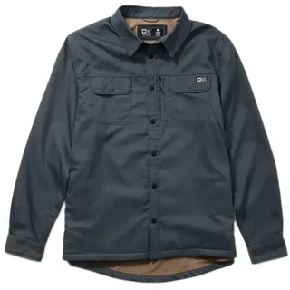 Salty Crew Fathom Tech Shacket Langarmhemd - Midnight Navy - S