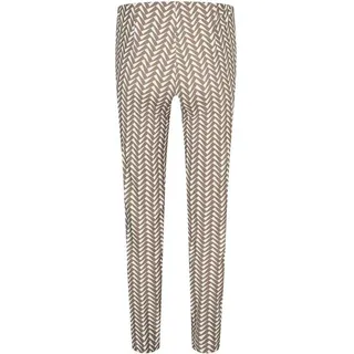 Ros 866 brown&cream triangle prin Größe 40/29 - Braun