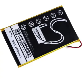 AccuCell Akku für E-Book Reader Barnes & Noble BNRV510 / Typ PR-285083