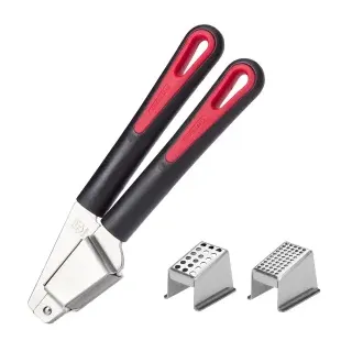 WESTMARK Gallant Plus Knoblauchpresse, spülmaschinengeeignet, Mit 2 herausnehmbaren Pressen für eine leichte Reinigung, 1 Presse