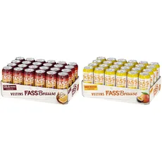 VELTINS Fassbrause Cola-Orange Alkoholfrei, EINWEG (24 x 0.5 l Dose) & Mango-Maracuja Alkoholfrei, EINWEG (24 x 0.5 l Dose)