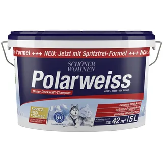 Schöner Wohnen Innenfarbe Polarweiss Weiß matt 5 l