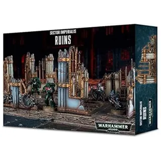 Games Workshop Warhammer 40k - Sector Imperialis Ruins, Schwarz