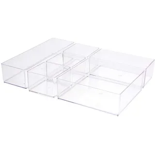 panaroma stores 6 Stück Acryl Schubladen-ordner