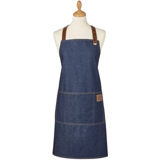 Cooksmart Kitchen Apron Oxford-Schürze, Baumwolle, Indigo, 70 x 80 cm