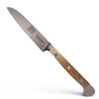 Güde Solingen - Gemüsemesser 9 cm, Fasseichenholz, ALPHA FASSEICHE, Doppelkropf, Handmade Germany