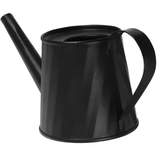 Abaodam Kleiner Gießkanne für Zimmerpflanzen Ergonomisches Design Kompakte Größe mit Bequemem Griff für Sukkulenten und Kleine Räume Schwarze Metall Blumengießkanne