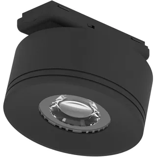 EGLO LED Strahler für Schienensystem Track Plus, Deckenstrahler dimmbar, Zubehör für Schienenleiste, Accessoire Lichtschiene Decke, Kunststoff in Schwarz, warmweiß - kaltweiß, Ø 8,7 cm