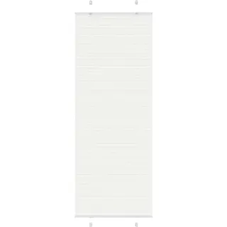 vidaXL Plissee Weiß 80x200 cm Stoffbreite 79,4 cm Polyester