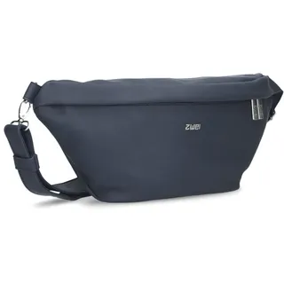 Zwei Damen Hip Bag Mademoiselle.M MH80 Bauchtasche 40 cm 3 Liter, Crossbody Bag wasserabweisend, 3-in-1 Bequeme Brusttasche, Gürteltasche & Hüfttasche (Nubuk-Ink)