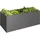 Hochbeet 201 x 102 x 77 cm Dunkelgrau-Metallic