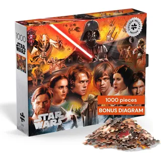 Buffalo Games Silver Select, Star Wars – Balance and Redemption, 1000-teiliges Puzzle für Erwachsene, anspruchsvolles Puzzle perfekt für Spieleabende, fertige Größe 67,95 x 50,17 cm