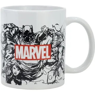 Stor Keramik-Sublimationstasse, 325 ml, in Marvel-Box