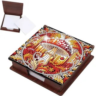 JISHSHAY Diamond Painting Zettelbox Pilz Diamant Painting Notizzettel Zettelbox Pilz Diamantmalerei Zettelkasten Diamant Malerei Notizzettelbox Diamaond Malerei Notizzettel Box,160 Blatt Papier