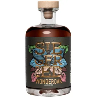 Siegfried Wonderoak | Premium alkoholfrei | Für Cocktails mit karibischen Spirituosen | Warm-aromatisch mit Tonkabohne & Eichenholz | Natürliche Destillate & Auszüge | Vegan & Zuckerfrei | 500ml