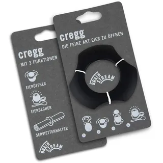Brainstream cregg Brainstream, schwarz, Eieröffner/Eierbecher/Serviettenhalter, A000984