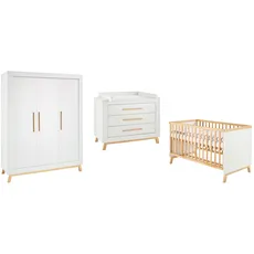 Bild von Kinderzimmer Miami White 3-tlg. mit 3-türigem Schrank