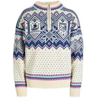 Dale of Norway VM Trondheim Fem. Sweater offwhite indigo orchid (A00) XL