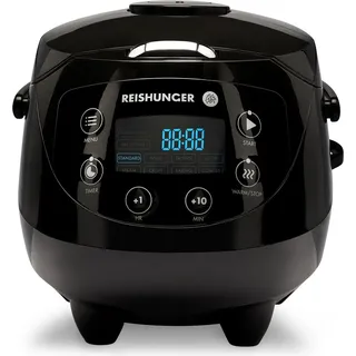 Reishunger Digitaler Reiskocher schwarz 0,6 l