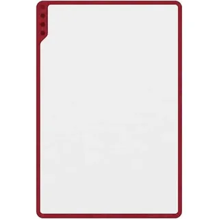 playroom mobiles Whiteboard Playboard 50,0 x 75,0 cm rot emaillierter Stahl