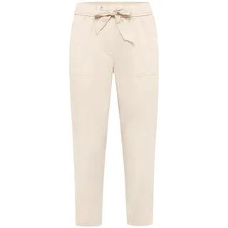 Relaxhose BETTY & CO "Casual-Hose mit elastischem Bund", Damen, Gr. 40, EURO, grau, Obermaterial: 61% Baumwolle CO. 34% Polyester PES. 5% Elasthan EL., Hosen Relaxhose