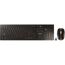 Bild von DW 9100 SLIM Tastatur Maus-Set UK-Englisch, QWERTY Englisch Schwarz