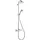 Croma Duschsystem 220 1jet mit Thermostat Silber 27185000
