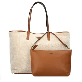 GUESS Shopper Victtoria 2 in 1 Tote L Natural / Cognac