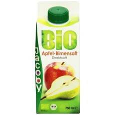 Jacoby Bio Apfel-Birnensaft, 8er Pack (8 x 750 ml)