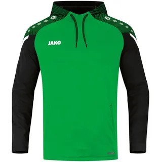 Jako Kinder Kapuzensweatshirt Performance, Soft Green/Schwarz, 128