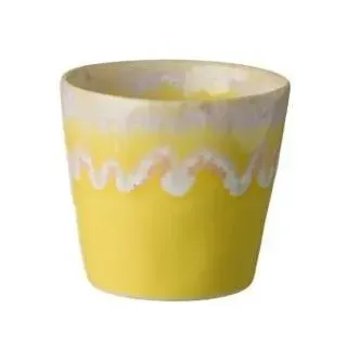 Costa Nova Cup Gres 21 cl 8 x 7.5 cm Yellow Ceramic