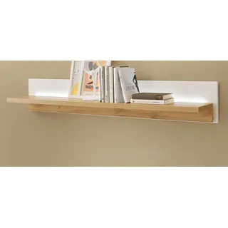 furn.design Wandboard 150 x 24 x 24 cm Weiß