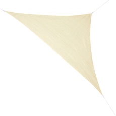 Corasol COR10RA36-SB Premium Sonnensegel 3,6 x 3,6 x 5 m, 90 Grad Dreieck, sandbeige