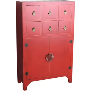 China Möbel Rot Chinesischer Kleiderschrank Anrichte Chinoiserie Schrank Kommode