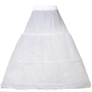 HIMRY Design Petticoat 3 Reifen, Krinoline passt Hochzeitskleid, Ballkleid, Abendkleid - Frau - Weiß - Einheitsgrösse