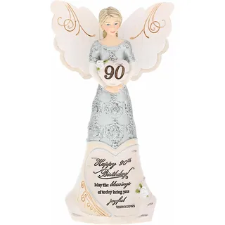 Pavilion Gift Company 65. Geburtstag – 15,2 cm Engel mit Herz, Beige