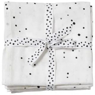 Done By Deer Pucktuch 2er-pack Verträumte Punkte - Black / White - One Size